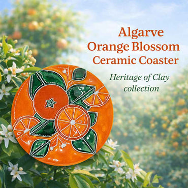 Algarve Orange Blossom Ceramic Coaster