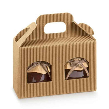 Caixa Ecológica em Cartão KRAFT para 2 mel
