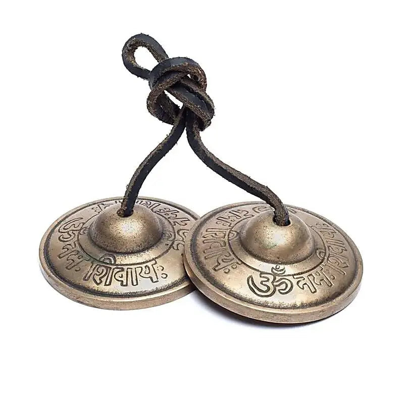 Címbalo tibetano "Om Namah Shivaya"