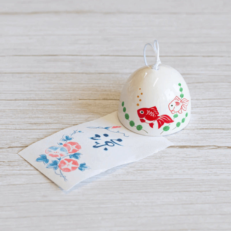 Furin Sino de Cerâmica Rankaku - Peixe Dourado