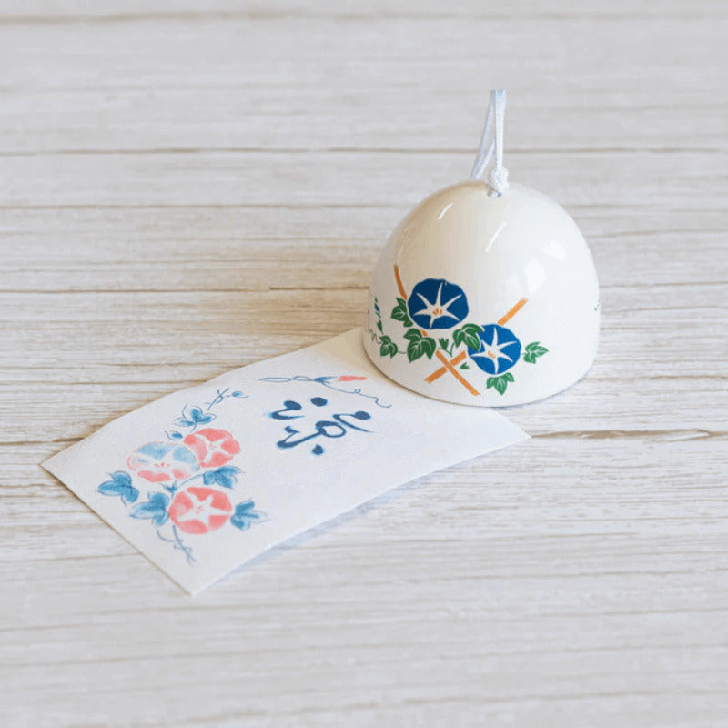 Furin Sino de Cerâmica Rankaku - Glória da Manhã