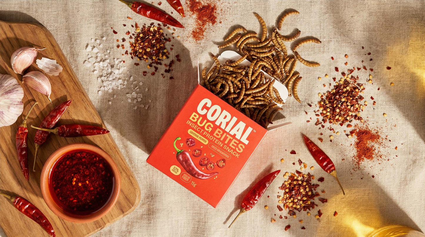 Larvas Pimenta Cayenne