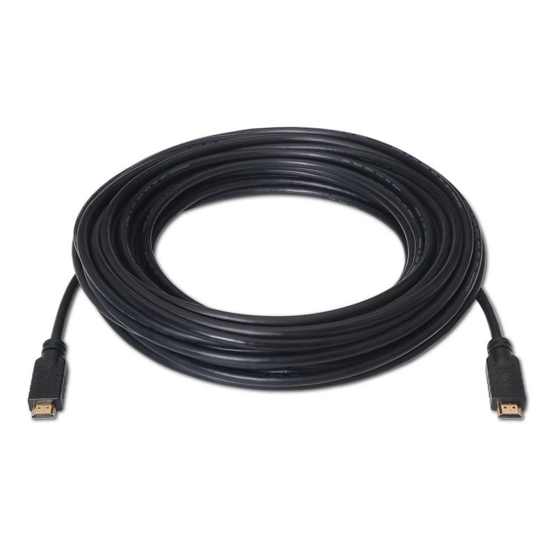 Cabo HDMI 2.0 4K Aisens A120-0375 / Macho HDMI - Macho HDMI / Até 10W / 2250mbps / 25m / Preto