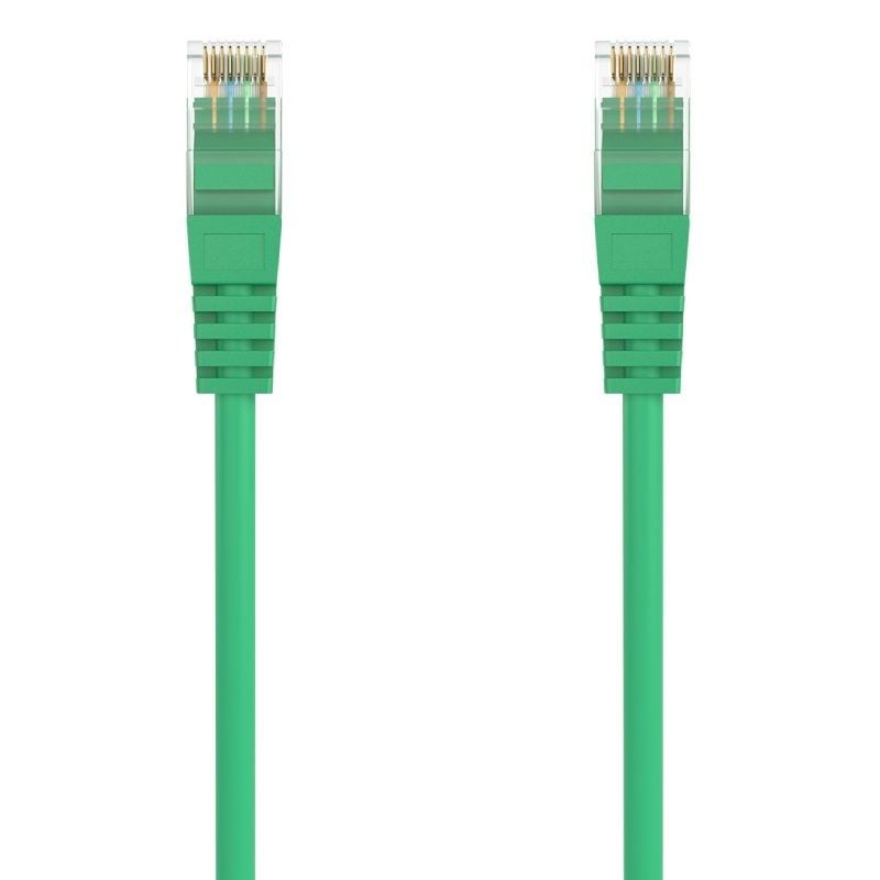 Cabo de Rede RJ45 AWG24 UTP Cabo de Rede Aisens A145-0577 Cat.6a / LSZH / 25cm / Verde