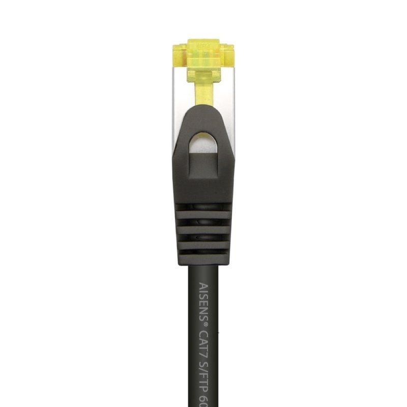 Aisens A146-0484 Cat.7 / 25cm / Preto Cabo de Rede RJ45 SFTP Aisens A146-0484 Cat.7 / 25cm / Preto