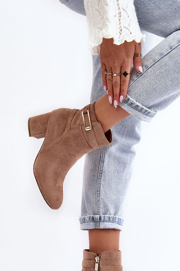 Heel boots model 189126