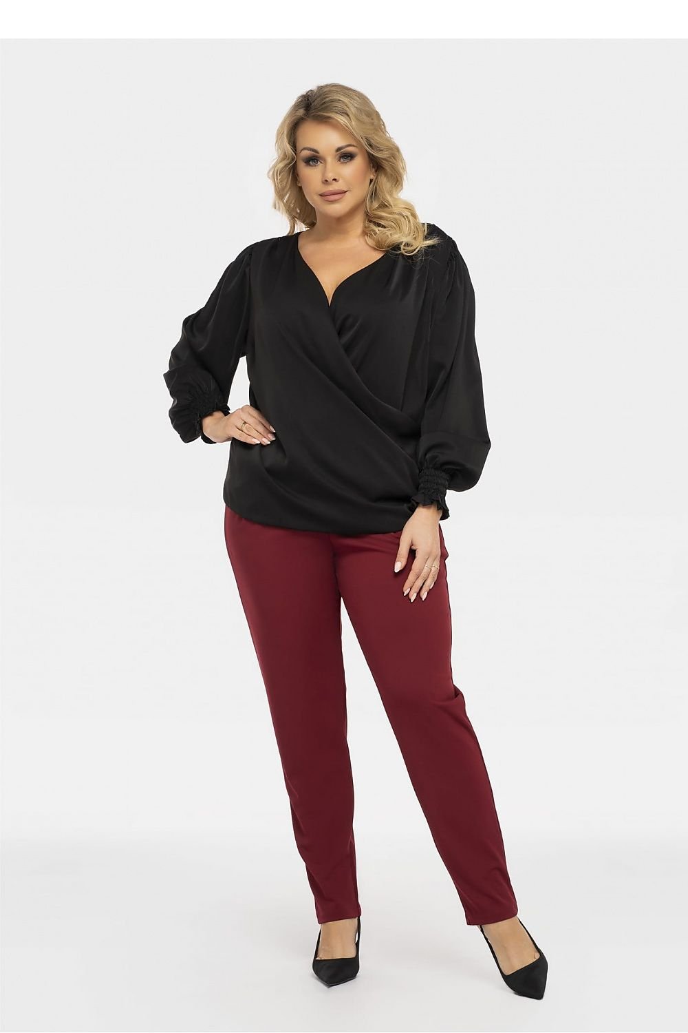 Plus size blouse model 190970