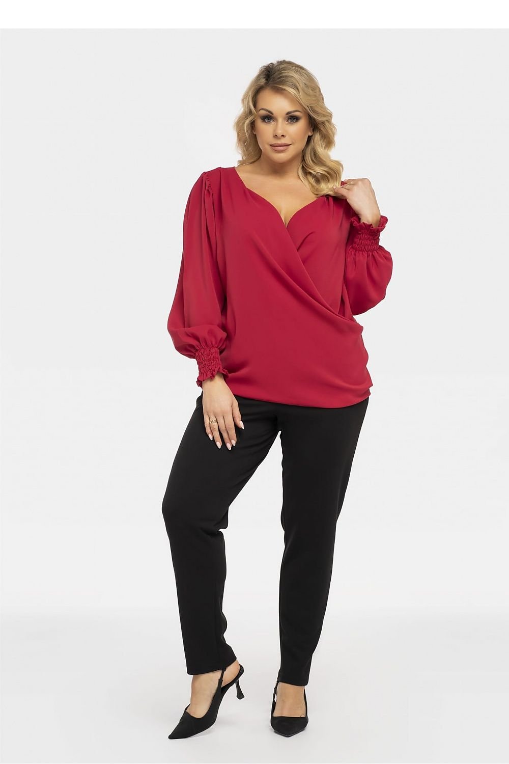 Plus size blouse model 190971