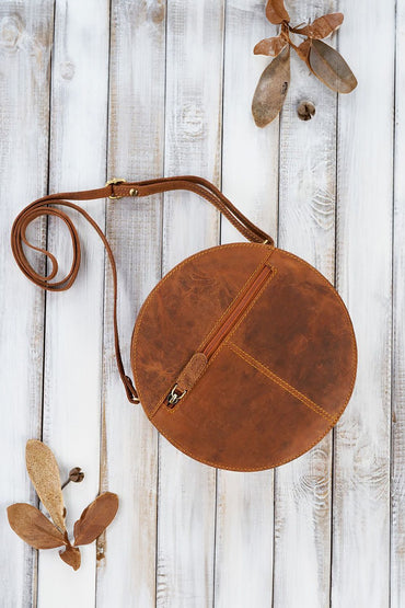 Natural leather bag model 191522