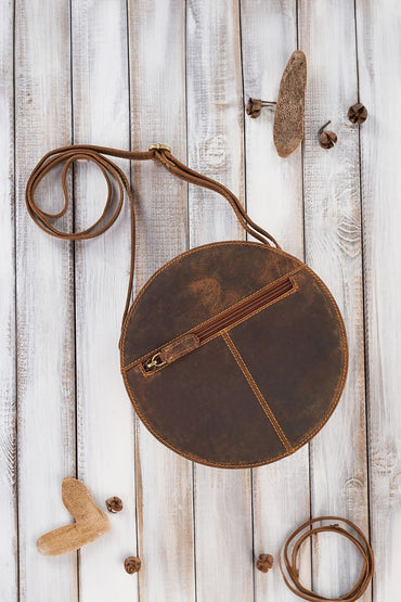 Natural leather bag model 191525