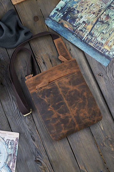 Natural leather bag model 191538