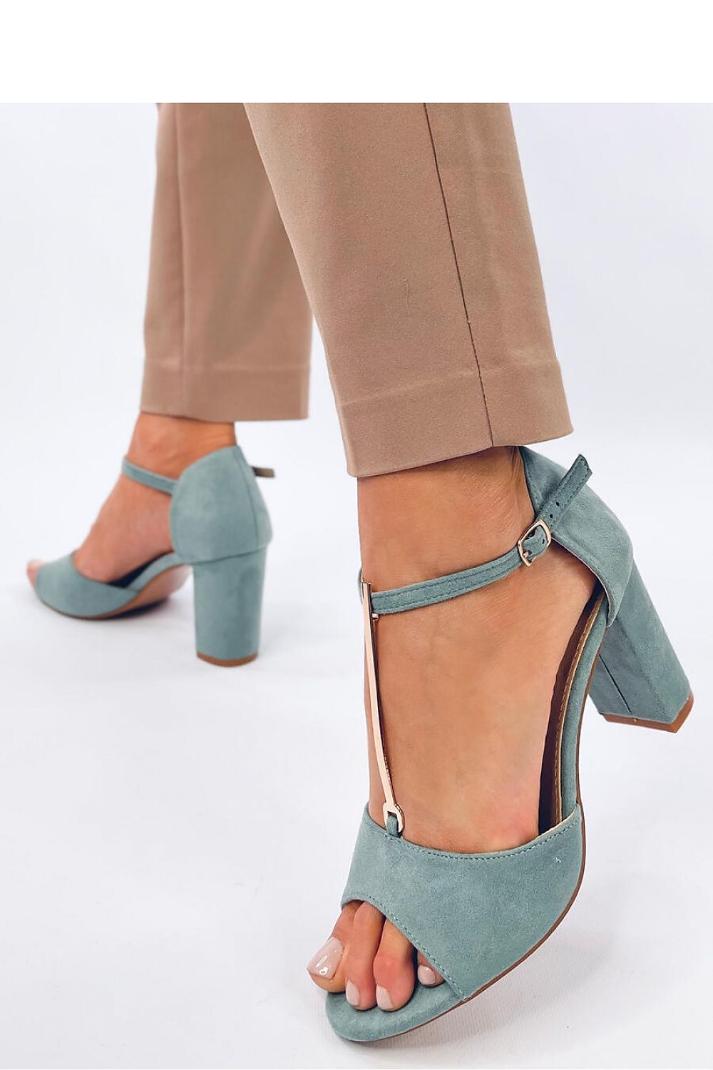 Heel sandals model 192791