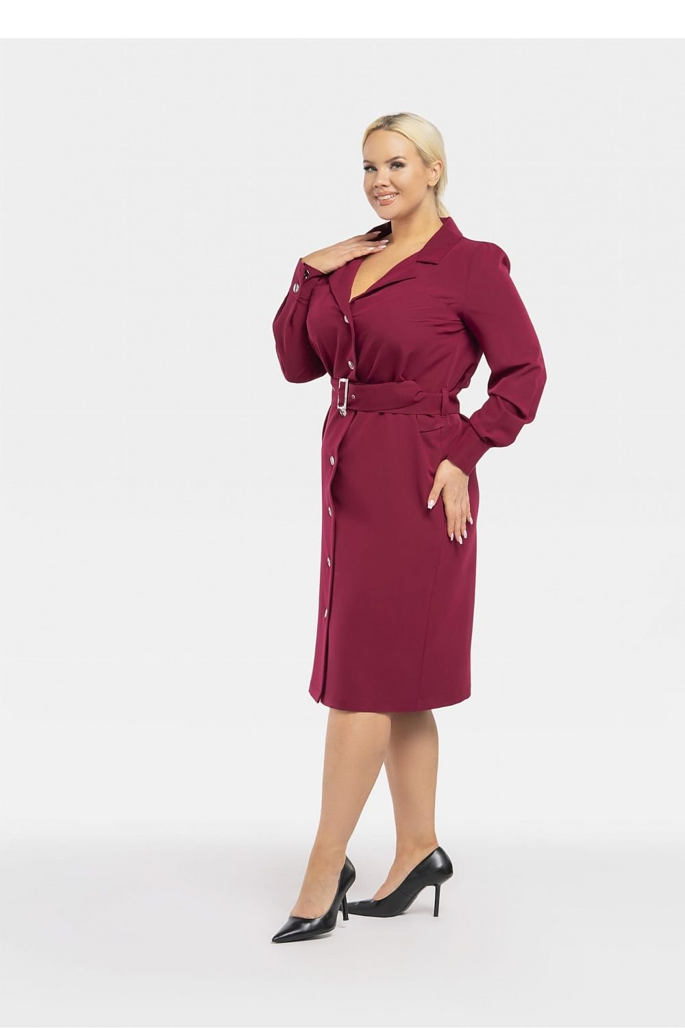 Plus size dress model 193902