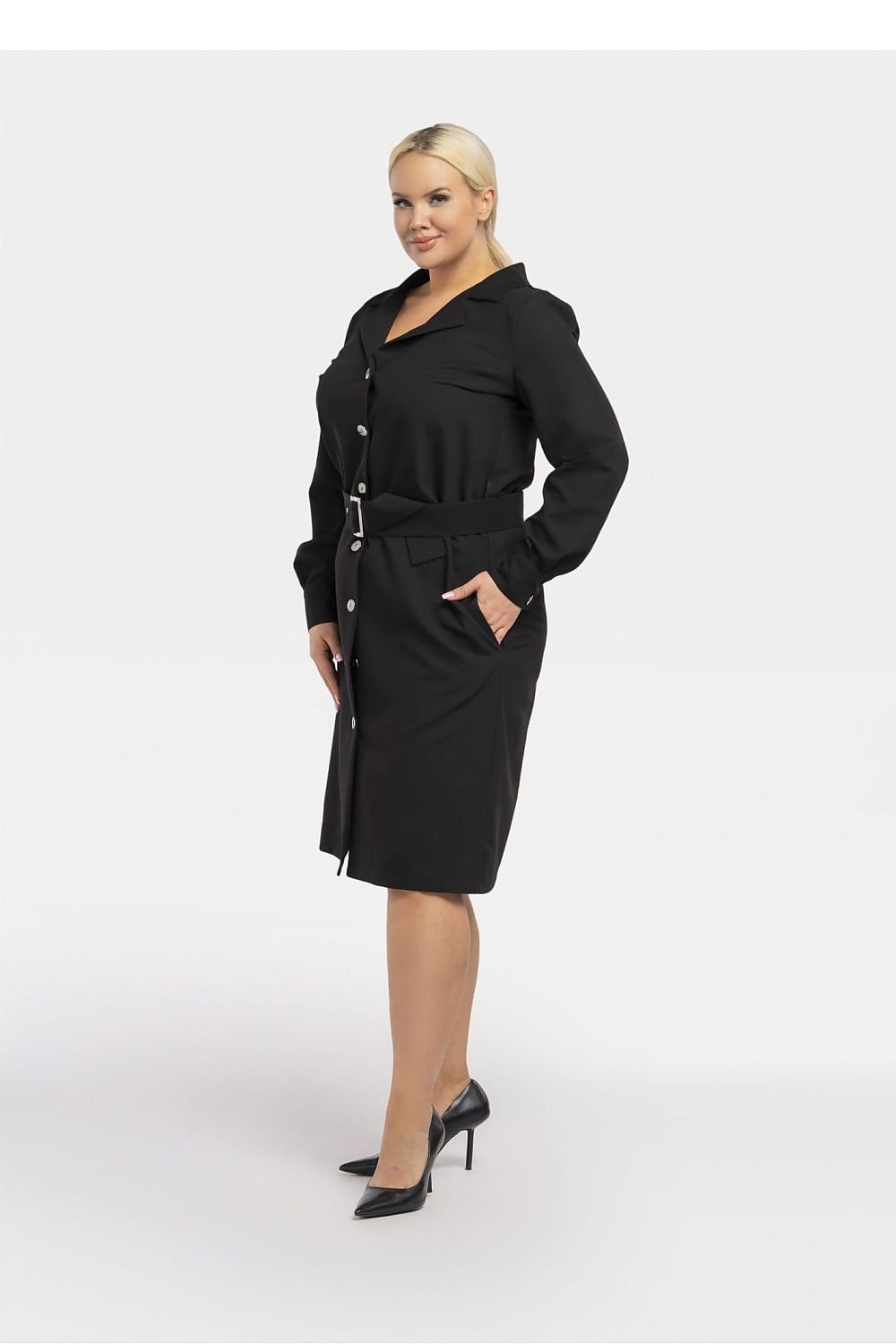 Plus size dress model 193905
