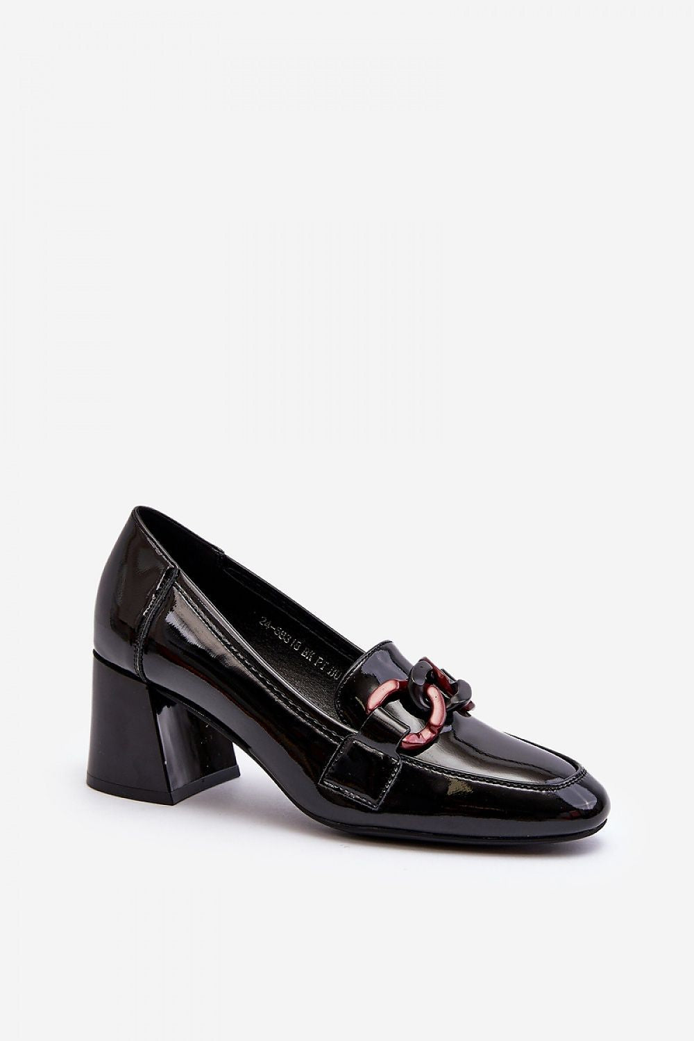 Block heel pumps model 193920