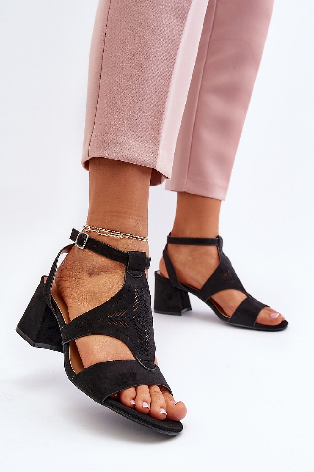 Heel sandals model 194488