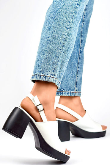 Heel sandals model 194900