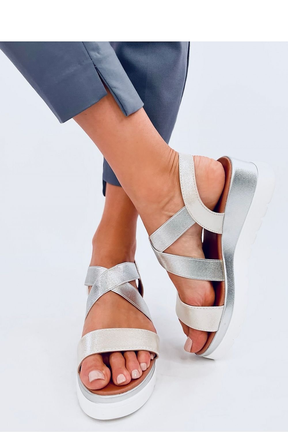 Heel sandals model 195137