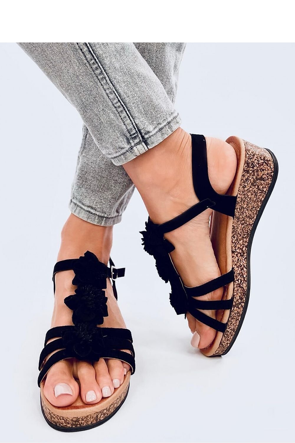 Heel sandals model 195143