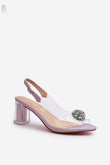 Heel sandals model 195423