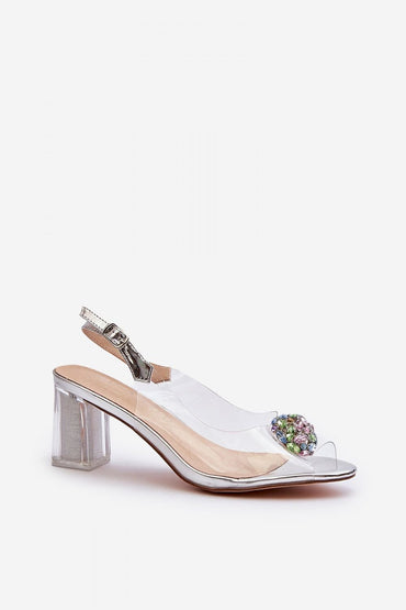 Heel sandals model 195424