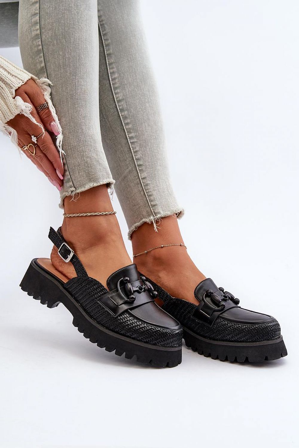 Heel sandals model 195553