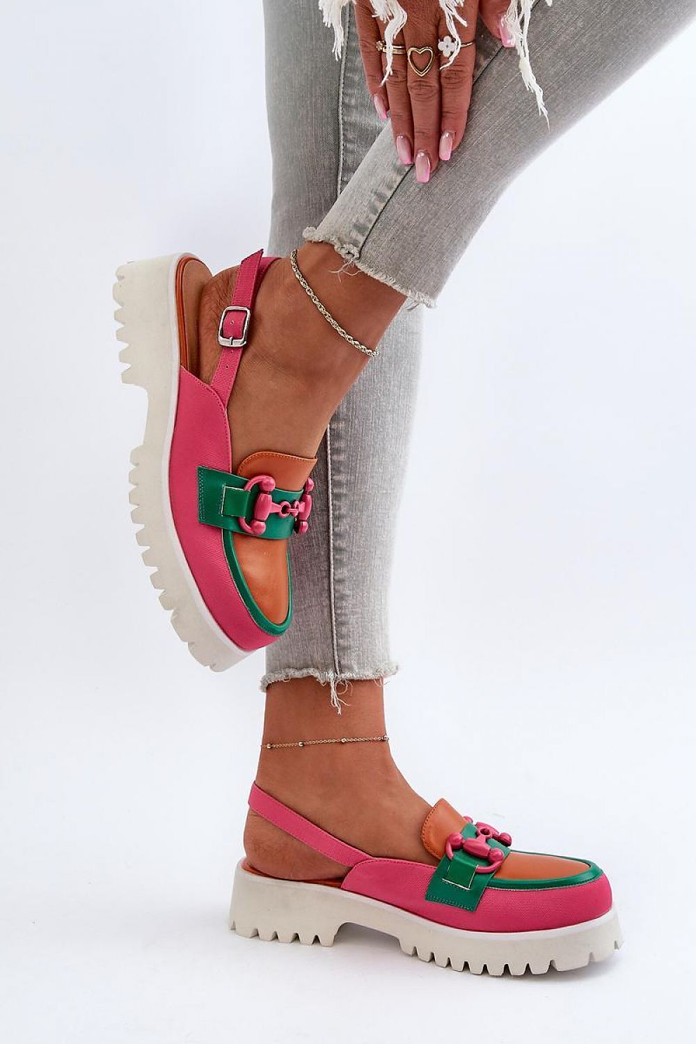 Heel sandals model 195558
