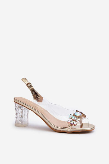 Heel sandals model 195563