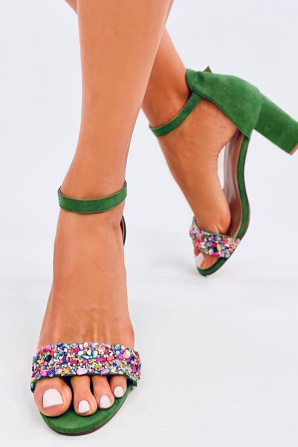 Heel sandals model 195644