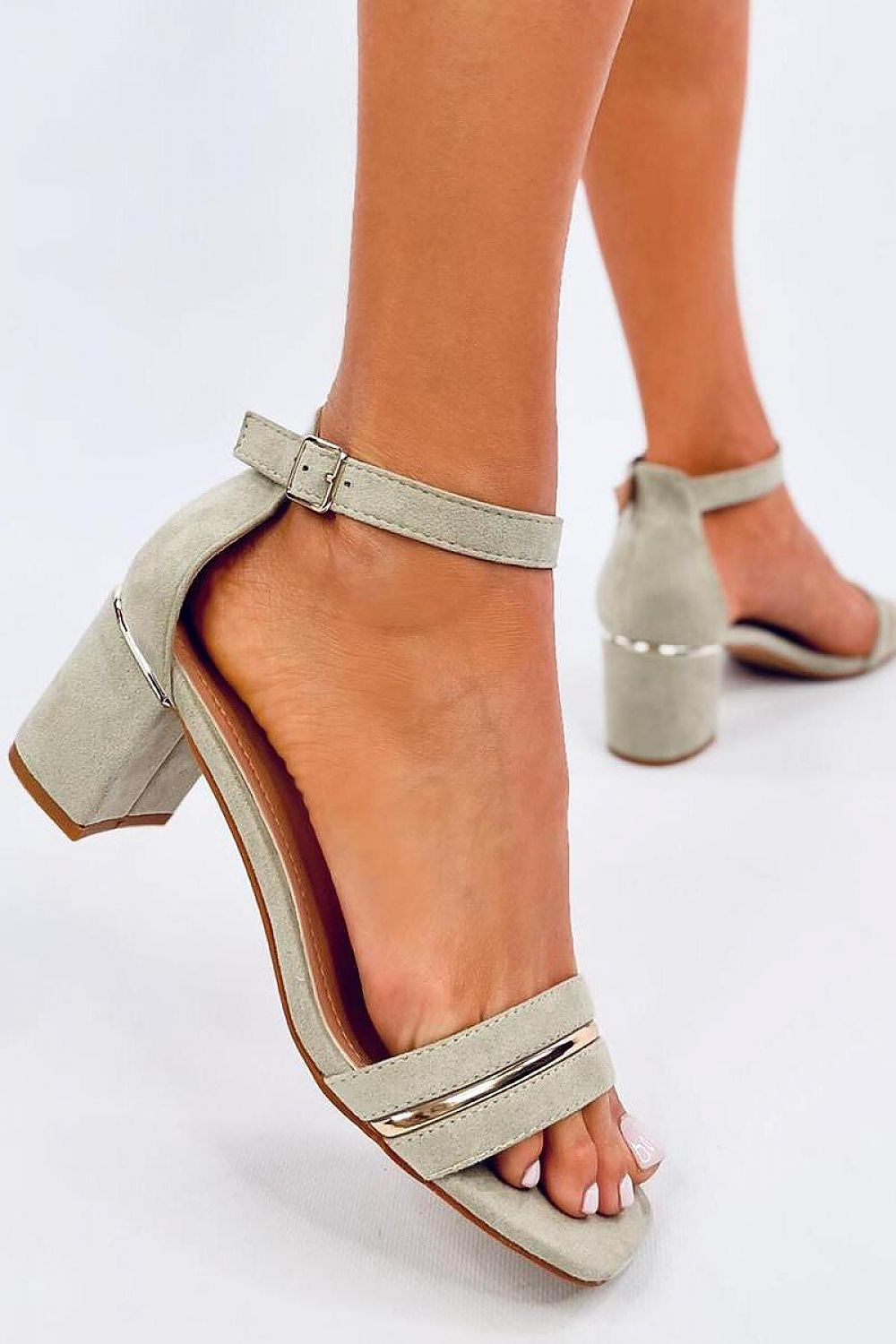Heel sandals model 196018