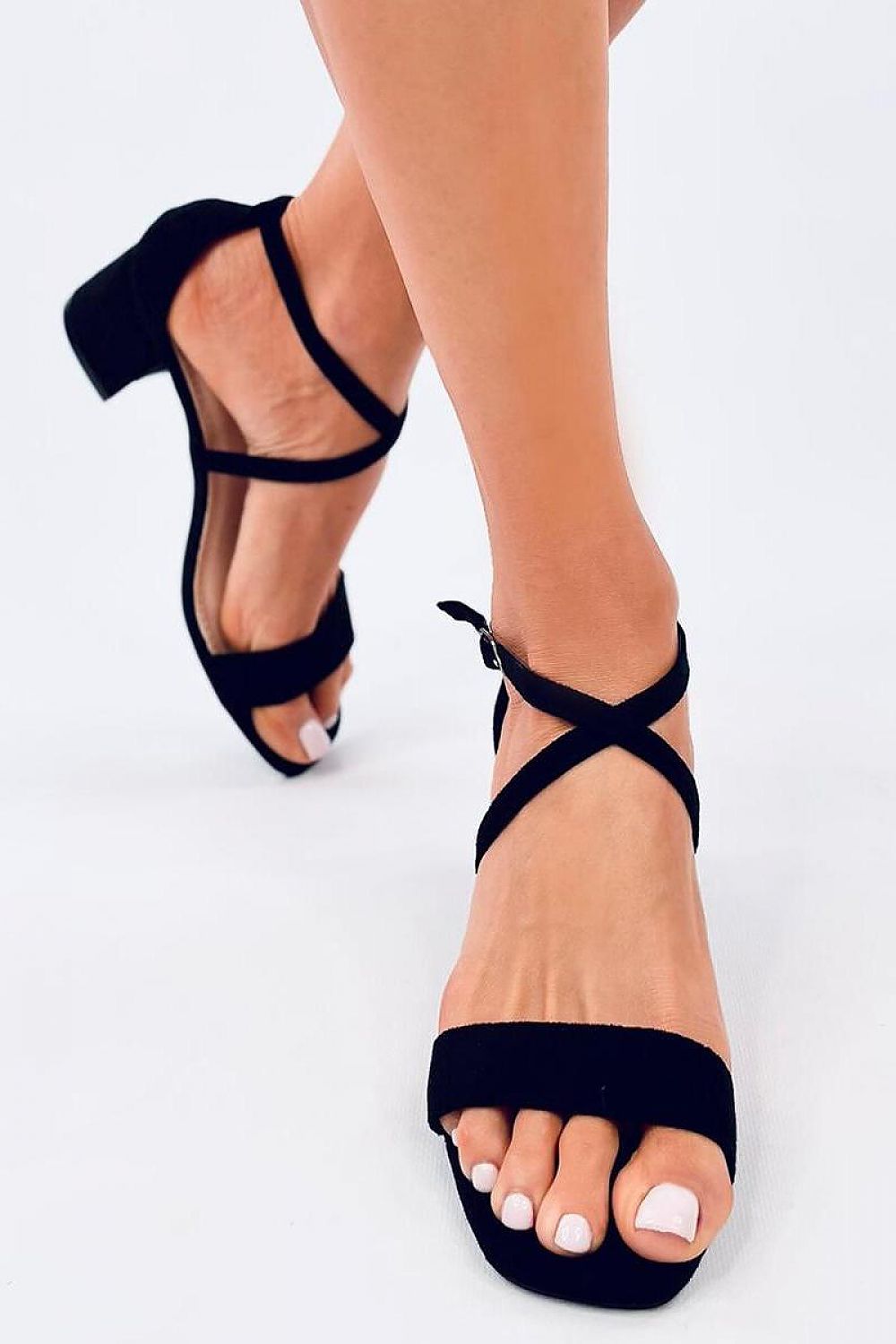 Heel sandals model 196082