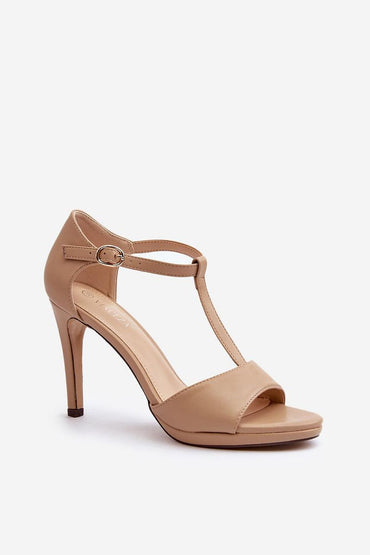 Heel sandals model 196239