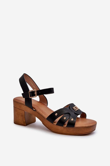 Heel sandals model 196335