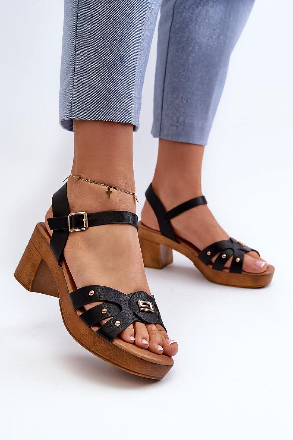 Heel sandals model 196335