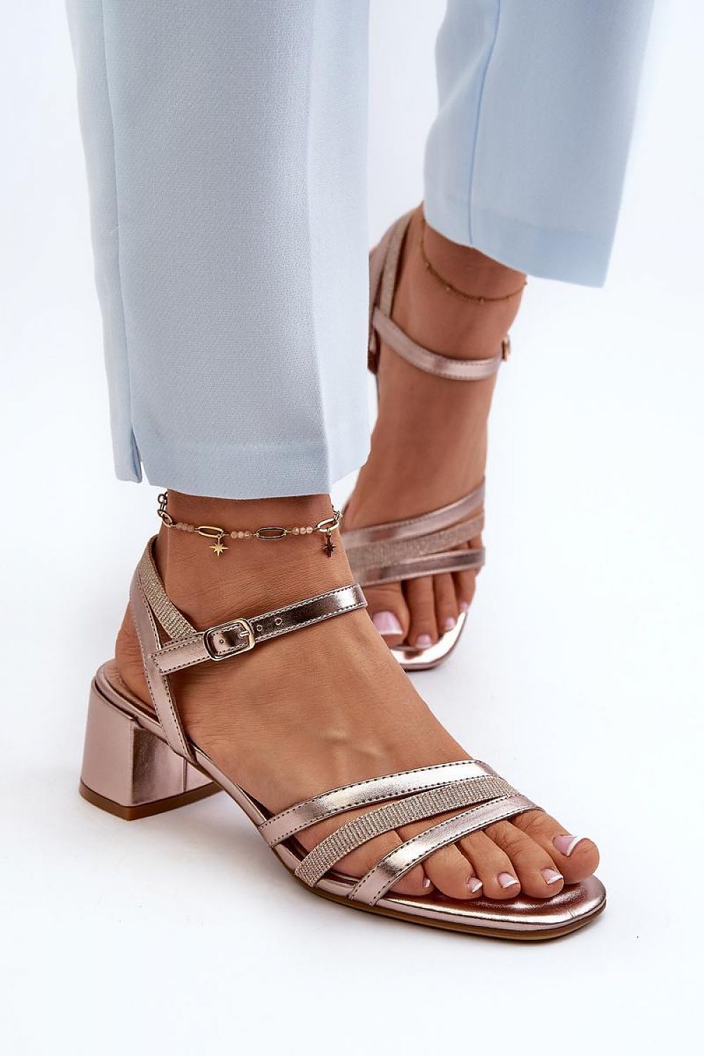 Heel sandals model 196656