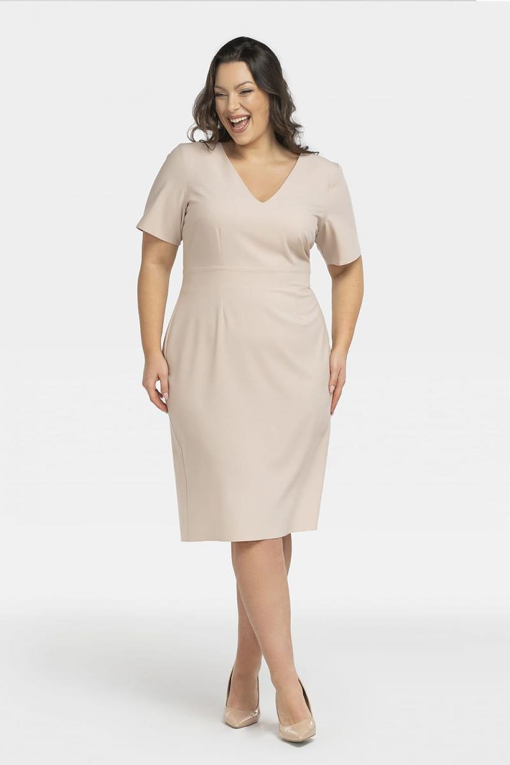 Plus size dress model 196879