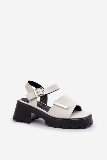 Heel sandals model 196953