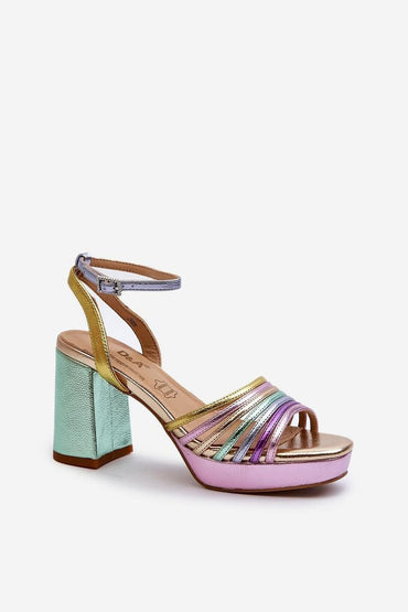 Heel sandals model 196965
