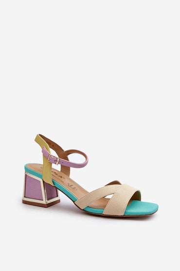 Heel sandals model 196969