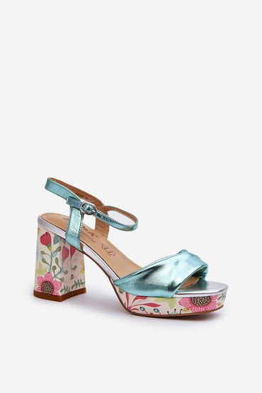 Heel sandals model 196970