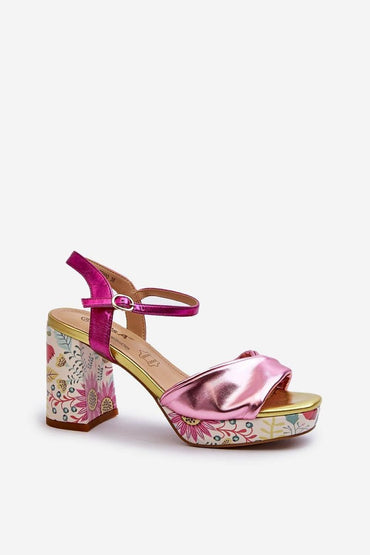 Heel sandals model 196971