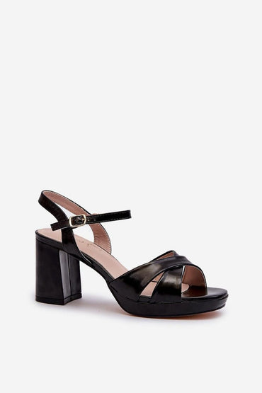 Heel sandals model 196979