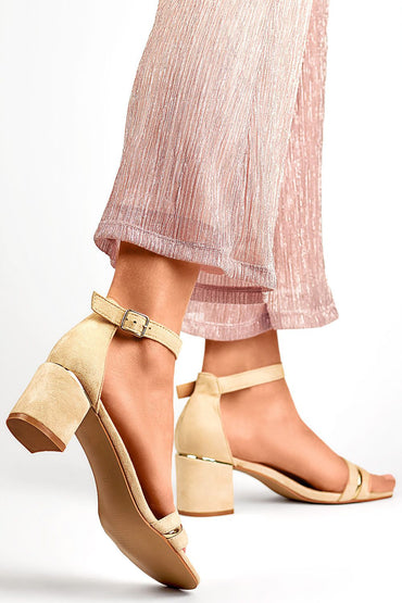 Heel sandals model 196990