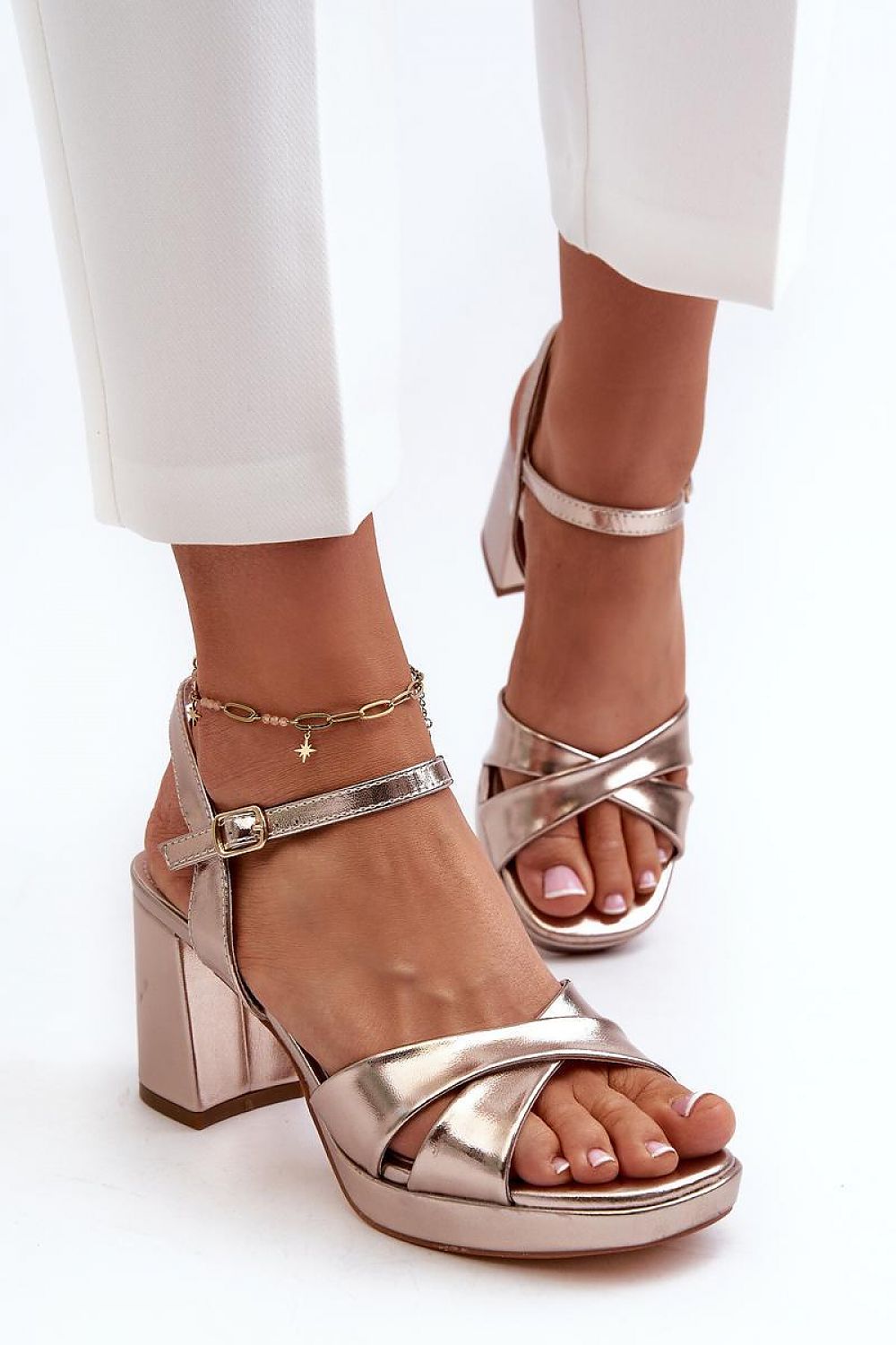 Heel sandals model 197082