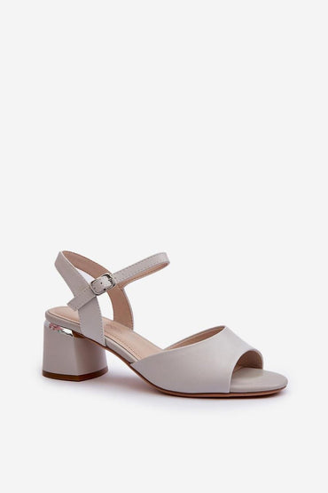 Heel sandals model 197097