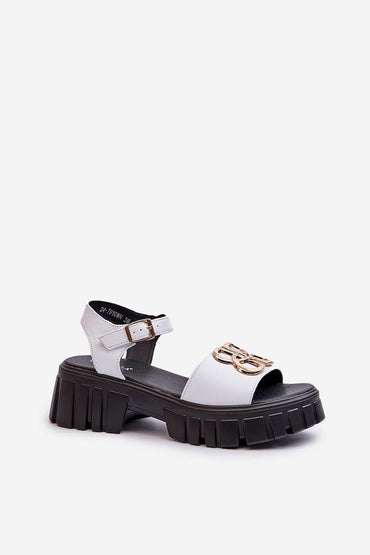 Heel sandals model 197108