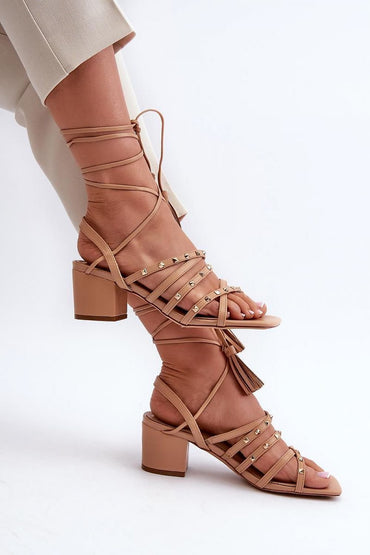 Heel sandals model 197582