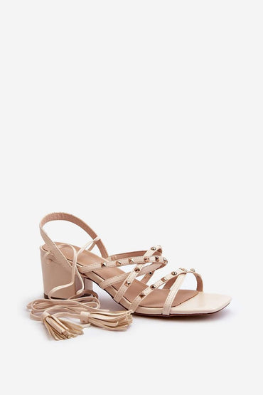 Heel sandals model 197583