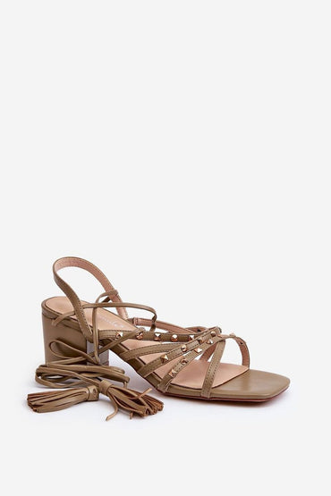 Heel sandals model 197585