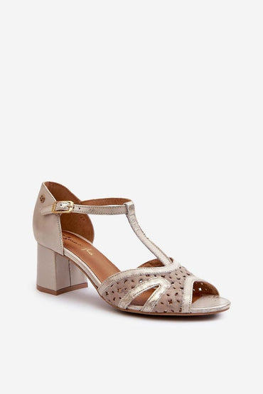 Heel sandals model 197701